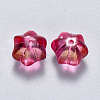 Transparent Spray Painted Glass Beads GLAA-S190-005A-03-2