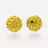 Polymer Clay Rhinestone Beads RB-K050-10mm-C29-2