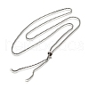 Non-Tarnish Adjustable 304 Stainless Steel Slider Necklaces NJEW-L156-002A-P-3