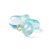 Transparent Glass Charms PALLOY-JF01734-4