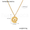 Vortex 304 Stainless Steel Pendant Necklaces for Women FS-WG9AF07-04-1