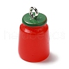 Opaque Resin Imitation Food Pendants RESI-L038-06P-02-2