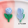 Opaque Resin Cabochons OHAR-PW0001-492D-1