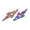 Ion Plating(IP) 304 Stainless Steel Pendants STAS-L020-041RC-2