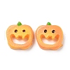 Halloween Opaque Resin Cabochons RESI-G038-01B-2