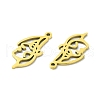201 Stainless Steel Pendants STAS-K269-01A-G-2
