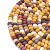 Natural Mookaite Beads Strands G-P575-A11-6x4mm-3