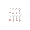 DICOSMETIC Natural Rose Quartz Keychain G-DC0001-24-6