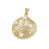 Brass Pendants KK-S528-10G-B-1