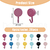 DICOSMETIC 28Pcs 7 Colors Plastic Hook Hangers AJEW-DC0001-18-2