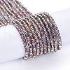 Electroplate Glass Beads Strands EGLA-K014-A-FR04-2