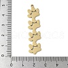 304 Stainless Steel Pendants STAS-E501-01G-04-4