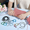 Aluminum Pendant Necklaces NJEW-NB00006-3