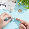  140Pcs Electroplated Glass Seed Beads SEED-NB0002-07C-3