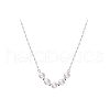 925 Sterling Silver Dapped Chain Necklaces FS-WG6F377-01-3