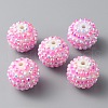 Resin Rhinestone Beads RESI-TAC0004-28B-2