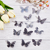CRASPIRE 24Pcs 2Bags Cloth Butterfly Alligator Hair Clip FIND-CP0002-49A-3