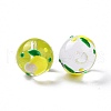 Transparent Glass Beads LAMP-B021-03B-16-3