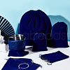 AHADERMAKER 12Pcs 3 Styles Velvet Jewelry Drawstring Gift Bags TP-GA0001-01-5