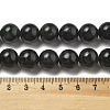 Natura Black Jade Beads Strands G-D0001-06-12mm-5