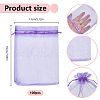 SOFPLATE 100Pcs Organza Bags Jewellery Storage Pouches Wedding Favour Party Mesh Drawstring Gift OP-SP0001-01D-2