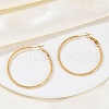 304 Stainless Steel Hoop Earrings For Women EJEW-B114-02C-G-3