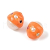 Natural Cultured Freshwater Pearl with Cubic Zirconia Enamel Beads PEAR-G014-02B-2