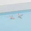 Elegant Deer S925 Sterling Silver Stud Earrings IE6298-2