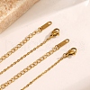 Stainless Steel Cable Chains Necklaces for Women PW-WG55944-01-5