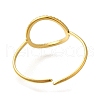 Ion Plating(IP) 304 Stainless Steel Cuff Rings for Women RJEW-U017-35G-3