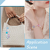 SOFPLATE 100Pcs Transparent Acrylic Beads TACR-SP0001-24-5