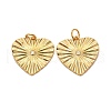 Brass Micro Pave Clear Cubic Zirconia Pendants ZIRC-P086-11G-2