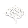 Non-Tarnish 201 Stainless Steel Pendants STAS-C062-02P-1