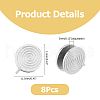 FIBLOOM 8Pcs 304 Stainless Steel Vortex Cuff Earrings EJEW-FI0003-29P-2