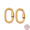 925 Sterling Silver Locking Carabiner STER-D036-14AG-4