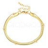 304 Stainless Steel Herringbone Chains & Snake Chain Bracelets BJEW-U019-04G-05-4