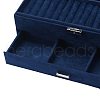 Velvet & Wood Jewelry Boxes VBOX-I001-04B-4