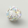 Rhinestone Pave Disco Ball Beads RB-TAC0002-02B-08-2
