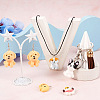  16Pcs 8 Styles Opaque Resin Pendants RESI-TA0002-23-5