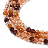Transparent Glass Beads Strands GLAA-H027-01D-4