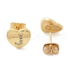Rack Plating Brass Micro Pave Clear Cubic Zirconia Stud Earrings EJEW-K299-01G-J-4