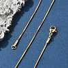 304 Stainless Steel Snake Chains Necklaces NJEW-O058-24G-1