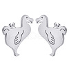 316L Stainless Steel Stud Earrings for Women FIND-PW0024-34B-1
