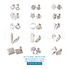  304 Stainless Steel Stud Earring Findings STAS-TA0004-72P-9