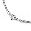 Tarnish Resistant Herringbone Chain Necklace for Men NJEW-F027-16-2mm-2