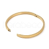 3Pcs 3 Color 304 Stainless Steel Textured Bangles Set BJEW-F464-06-4