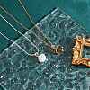 GOMAKERER 925 Sterling Silver Pendant Cabochon Settings STER-GO0001-25B-4