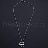 Non-Tarnish 201 Stainless Steel Pendants Necklaces NJEW-S105-JN696-45-1-2