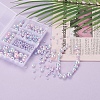 497Pcs 5 Style Rainbow ABS Plastic Imitation Pearl Beads OACR-YW0001-07F-8