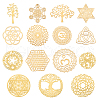 Olycraft Self Adhesive Brass Stickers DIY-OC0002-51-1